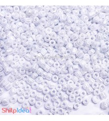 Beads 2mm - Glass Round - White
